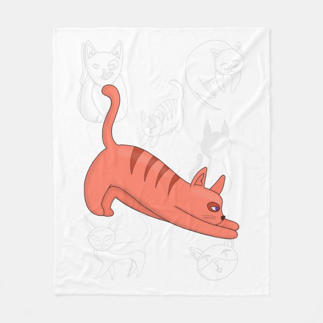 Time to Stretch Duvet Cover Fleecefilt (Framsidan)
