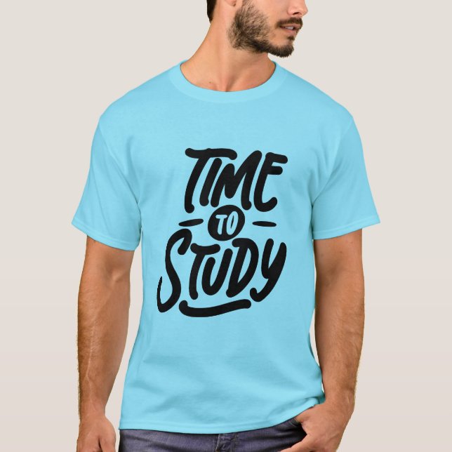 Time to study - anti friday for future t shirt (Framsida)