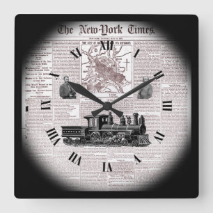 Time Travel ~ NY Times ~ 13 maj, 1862 ~ Richmond ~ Fyrkantig Klocka
