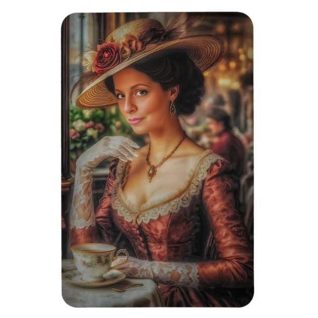 Time Traveler: Timeless Romance Magnet (Vertikal)