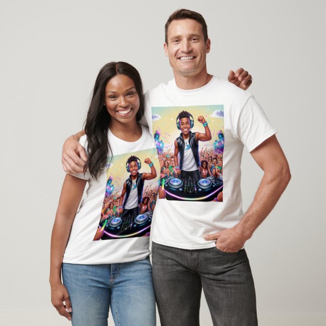 "Time Traveling DJ T-Shirt Collection" (Unisex)