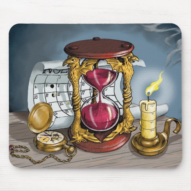 Time väntningar för inget musmatta (Framsidan)