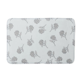 Timeless Botanical Bloom Soft Grey  Badrumsmatta