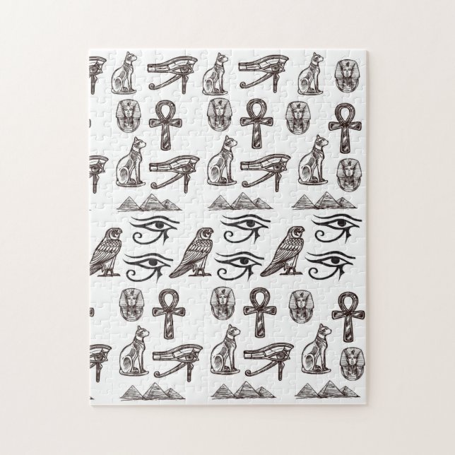 Timeless Egyptian Antiquities Digital Patterns Pussel (Vertikal)
