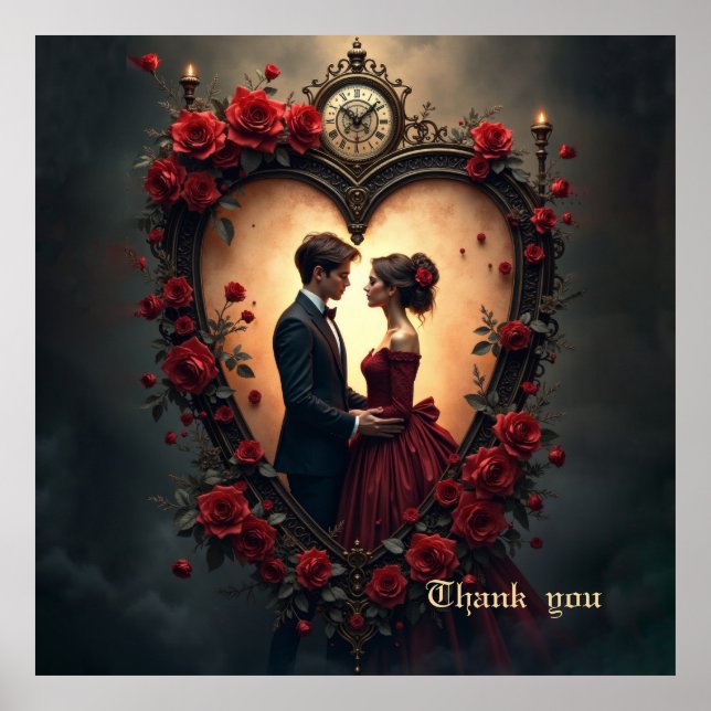 Timeless Love –Victorian Gothic Wedding Collection Poster (Framsidan)