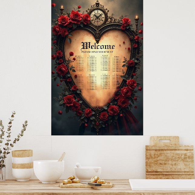 Timeless Love –Victorian Gothic Wedding Collection Poster (Kök)