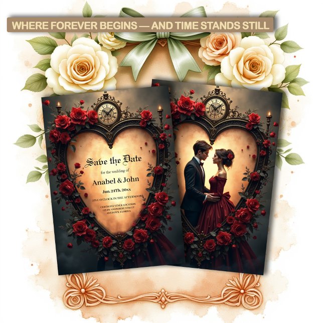 Timeless Love –Victorian Gothic Wedding Collection Spara Datumet (Skapare uppladdad)