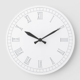 Timeless Roman Numeral Wall Clock Stor Klocka