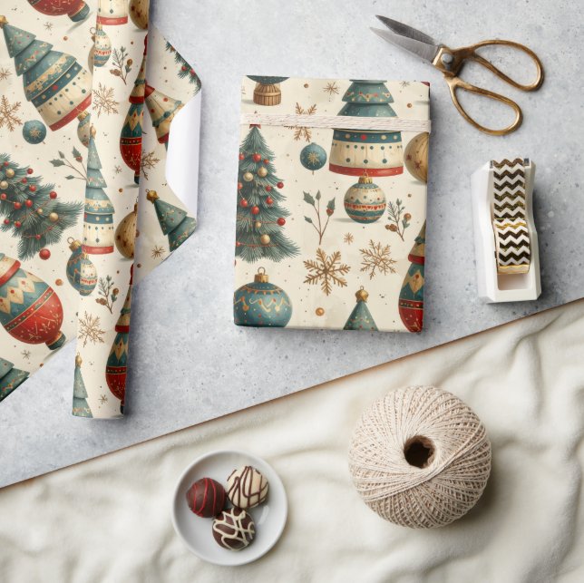 Timeless Tree Presentpapper (Hantverk)