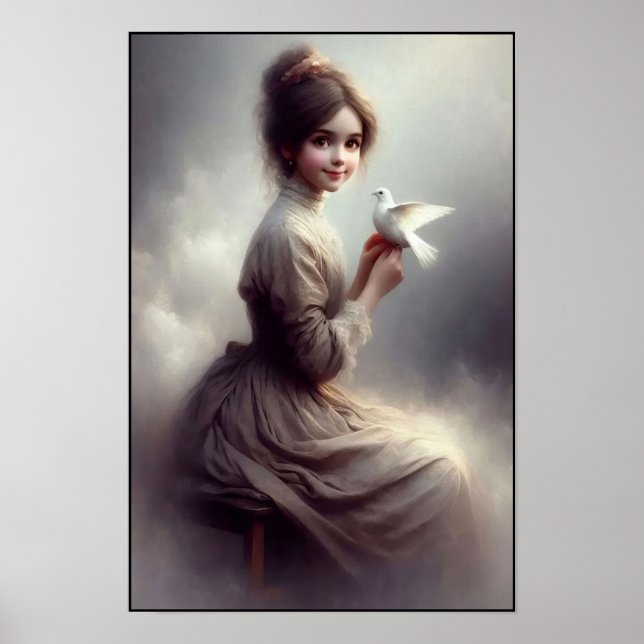 Timeless Victorian Era Elegance Wall Poster (Framsidan)