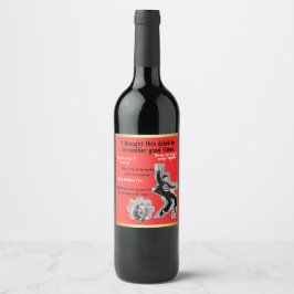 Timeless Wine Labels for Nostalgic Moments! Vinflaska Etikett