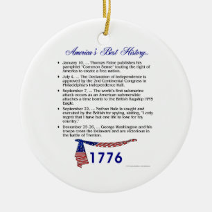 Timeline 1776 julgransprydnad keramik