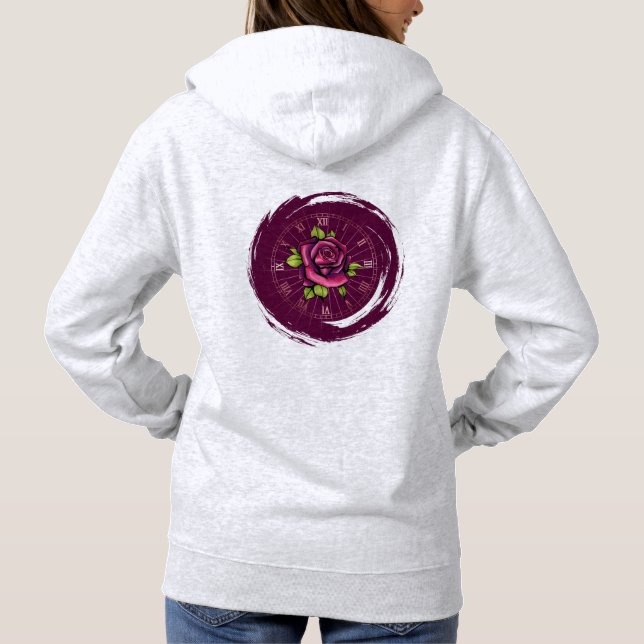 Timely Beauty Hoodie T Shirt (Baksida)