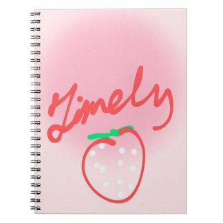 TimelyStrawberry 苺 ノートブック Anteckningsbok