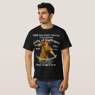 TimeMachine Gallipoli Dardanellerna Första Världsk T Shirt