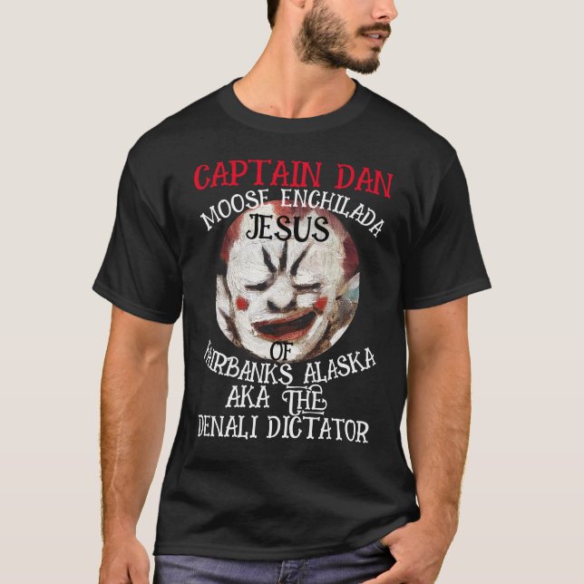 TIMEMACHINE KAPTEN DAN KARIBOU OST ENCHILADA T SHIRT (Framsida)