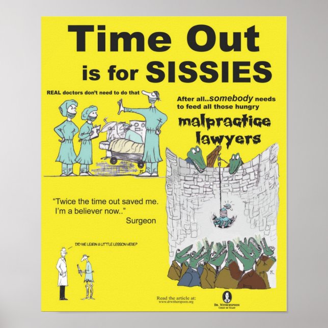 timeout-poster med källsked poster (Framsidan)