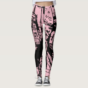 TIMER SQUARE CNBC LEGGINGS
