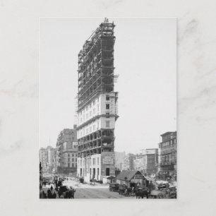 Times Bygger under uppbyggnad, New York: 1904 Vykort
