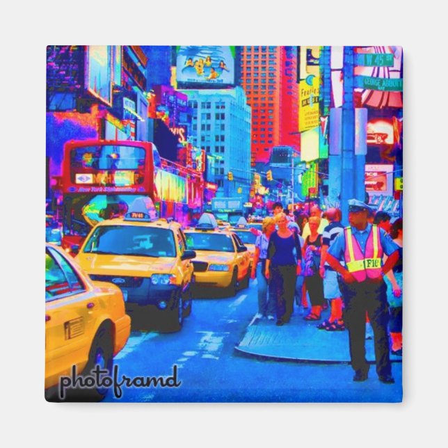 Times Square 2-popup Magnet (Framsidan)