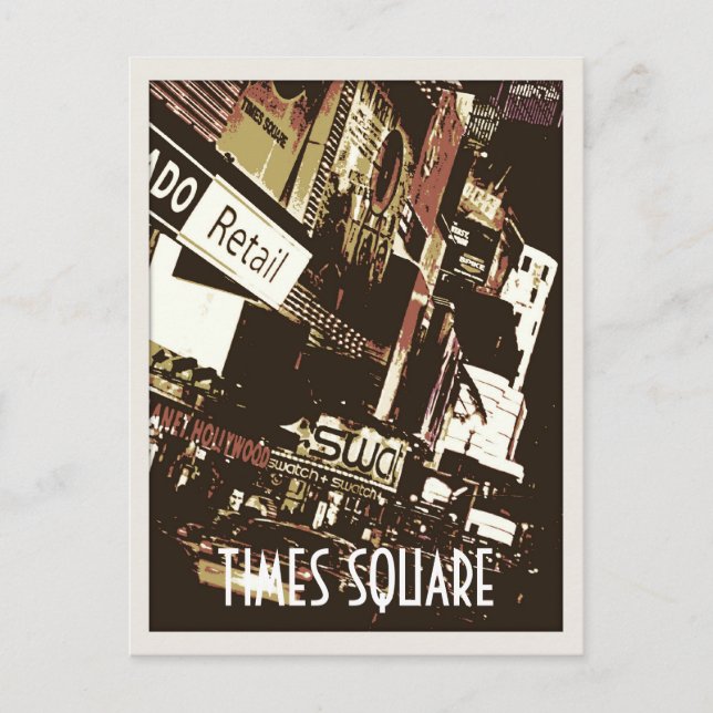 Times Square Art-vykort Vykort (Framsida)