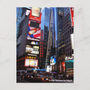 Times Square by Night Vykort