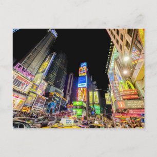 Times Square i staden som aldrig sover Vykort