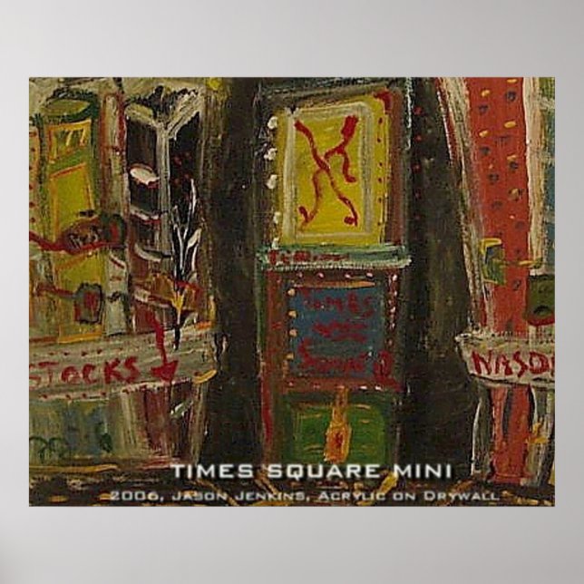 TIMES SQUARE MINI POSTER (Framsidan)