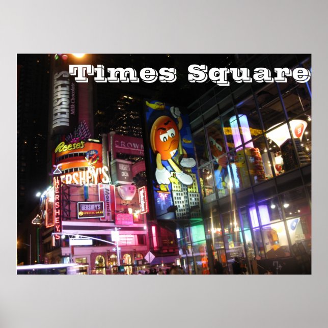 Times Square @ Natt Poster (Framsidan)