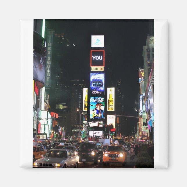 Times Square New York City Magnet (Framsidan)