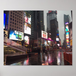 Times Square New York City NYC Neon Signs Photo Poster