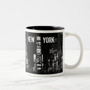 Times Square New York City Två-Tonad Mugg