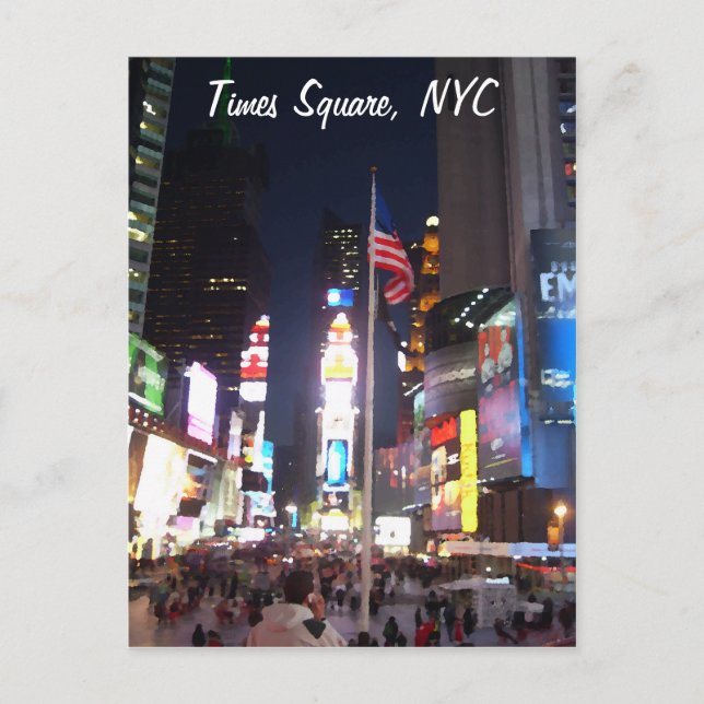 "Times Square, New York City, USA" CricketDiane A Vykort (Framsida)