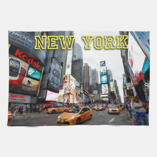 Times Square New York City USA Kökshandduk