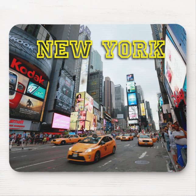 Times Square New York City USA Musmatta (Framsidan)