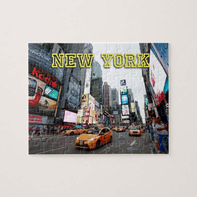 Times Square New York City USA Pussel (Horisontell)