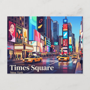 Times Square New York Vykort