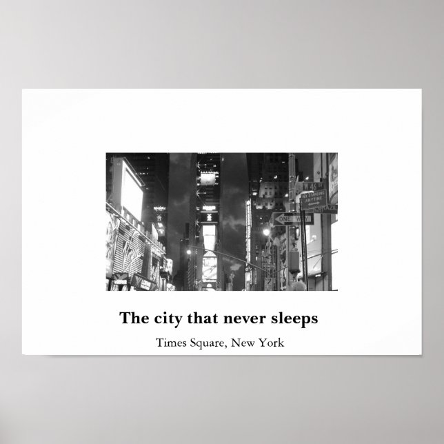 Times Square, NY Poster (Framsidan)