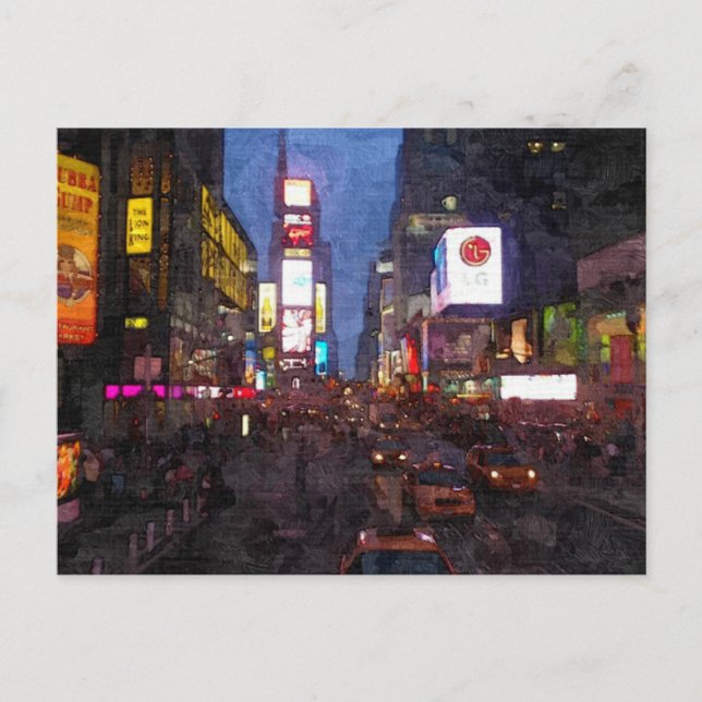 Times Square NY Vykort (Framsida)