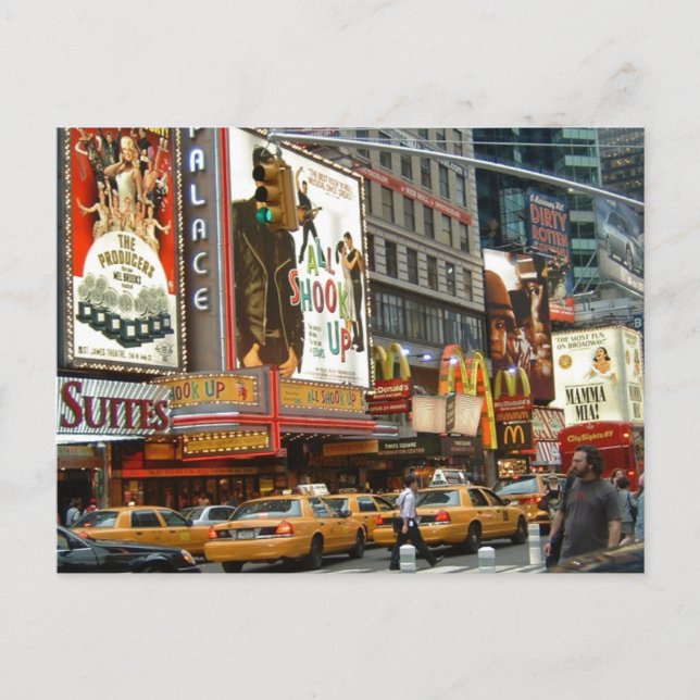 Times Square NY Vykort (Framsida)