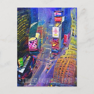 Times Square, NYC, New York City, skyline Vykort