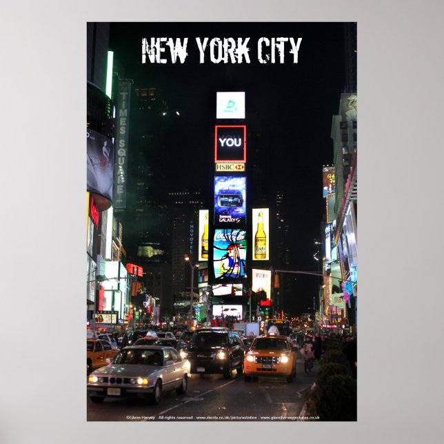 Times Square NYC Poster (Framsidan)