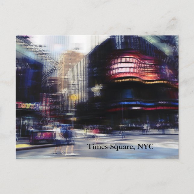 Times Square, NYC Vykort (Framsida)