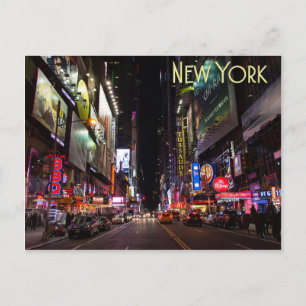 Times Square och 42nd Street Vykort