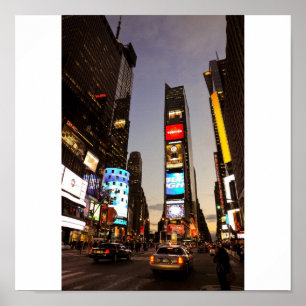 Times Square på natten Poster