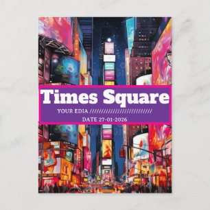 Times Square Resebrevkort, Times Square Brevkort Vykort