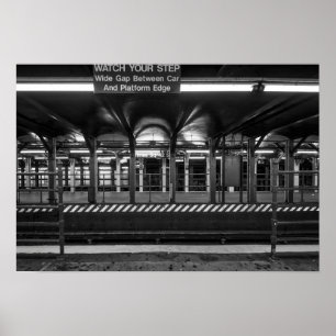 Times Square Tunnelbanan Station New York City Poster