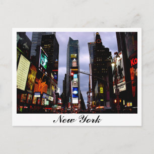 Times Square vycard New York Souvenir Card Vykort