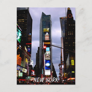 Times Square vycard New York Souvenir Card Vykort