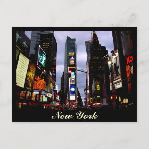 Times Square vycard New York Souvenir Card Vykort